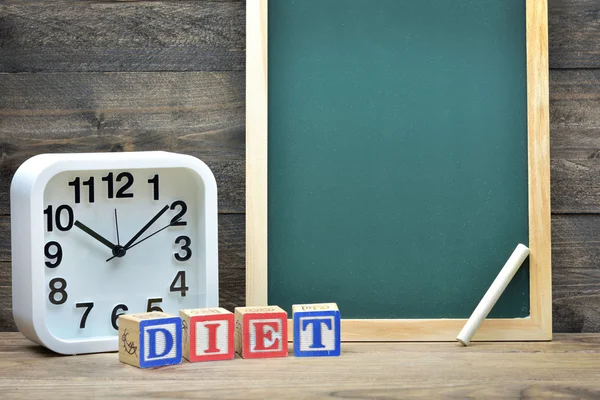 School board and word Diet — Stock Photo, Image