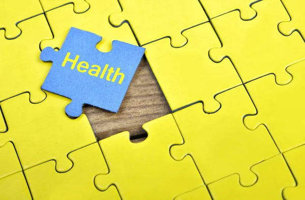 Puzzle with word Health — Stock Photo, Image