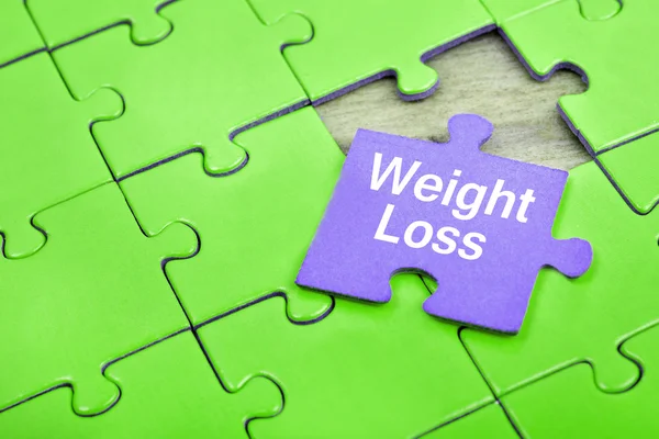 Puzzel met woord Weight Loss — Stockfoto