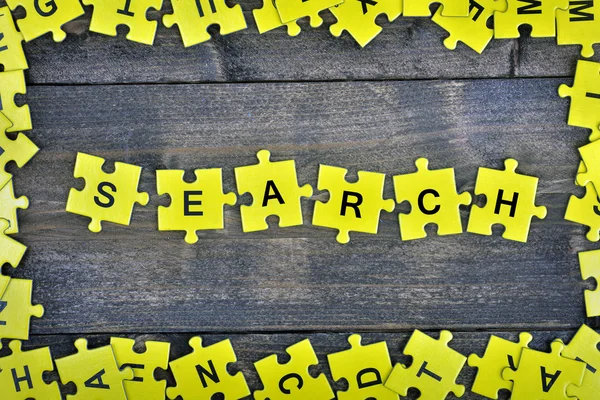 Puzzle with word Search — Stock Photo, Image