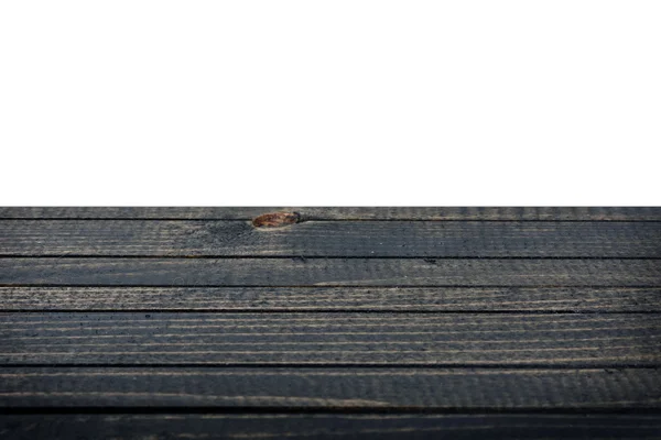 Порожній дерев'яний стіл — стокове фото