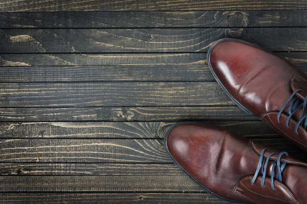 Sapatos de negócios no chão — Fotografia de Stock