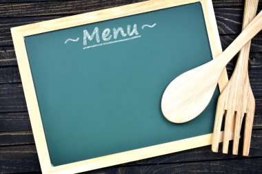 Mutfak gereçleri ve Tablo menüsünden