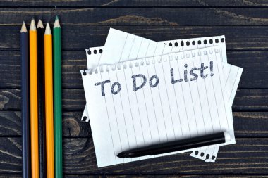 Not defteri ve office araçları listelemek için