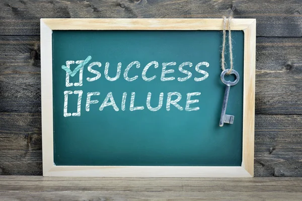 Success text on school board — Stock Photo, Image