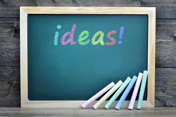 Testo dell'idea nel consiglio scolastico — Foto Stock