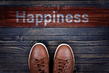 Katta mutluluk mesajı ve spor ayakkabı