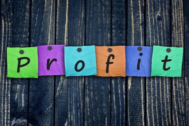 İleti yazı ahşap duvar üzerine kar