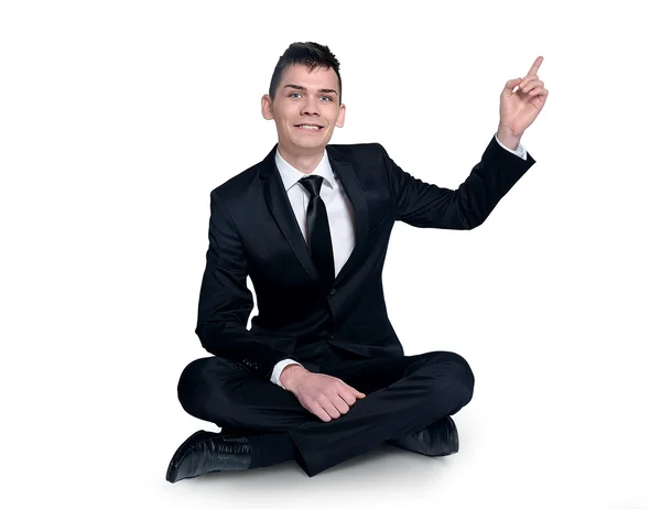 Business man pointing — Stock Photo, Image