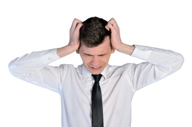 hüzünlü iş adamı