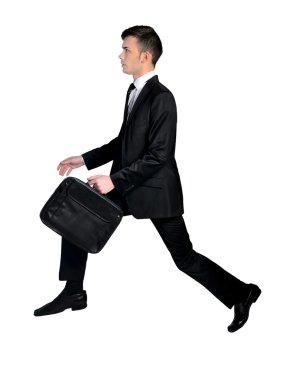 İş adamı atlamak