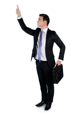 İş adam kızgın işaret