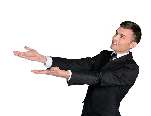 Man offering something — Stock Photo, Image