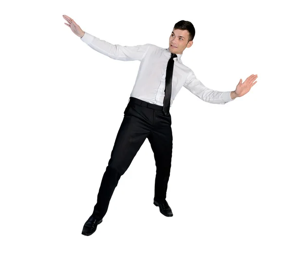 Business man surfing position — Stock Photo, Image