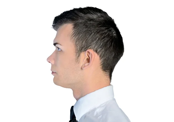 Closeup of man head — Stock Photo, Image