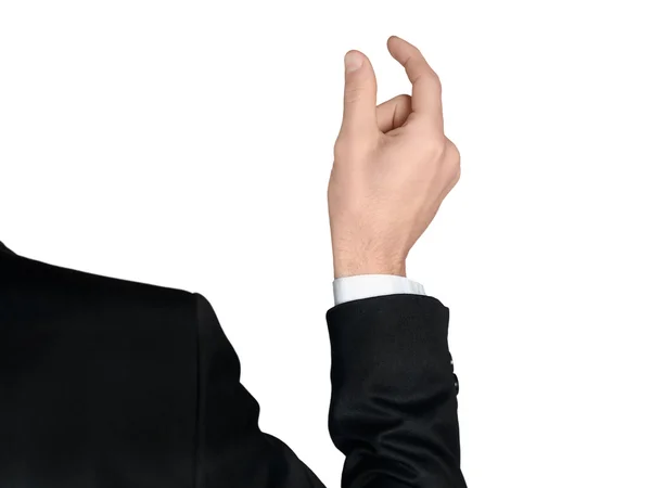 Business man showing something — Stock Photo, Image