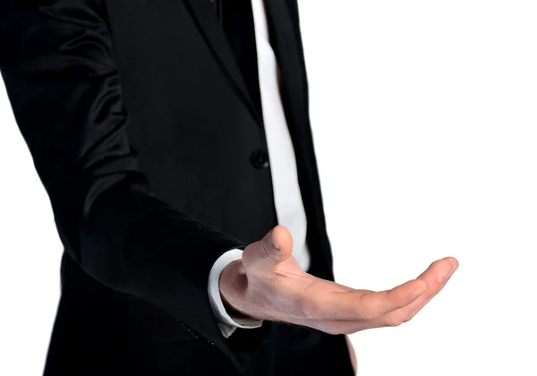 Business man give hand — Stock Photo, Image