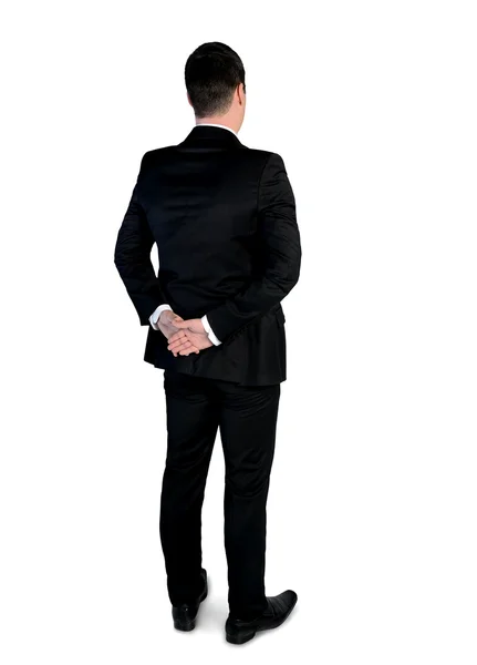 Business man looking back — Stock Photo, Image