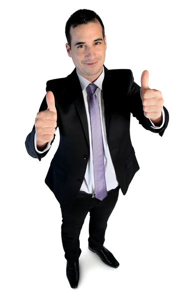 Business man show ok sign — Stock Photo, Image