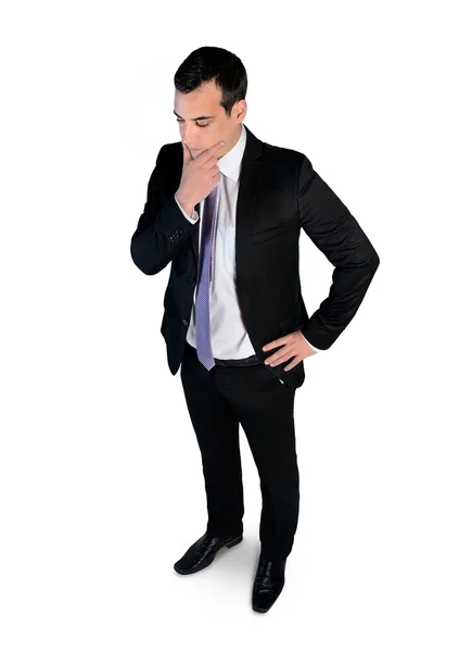 Business man think solution — Stock Photo, Image