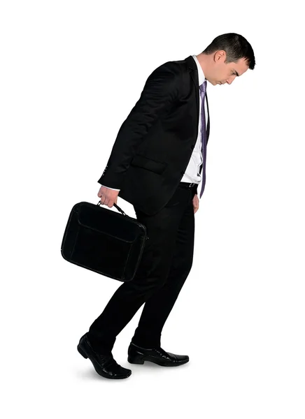 Business man walk depressed — Stock Photo, Image