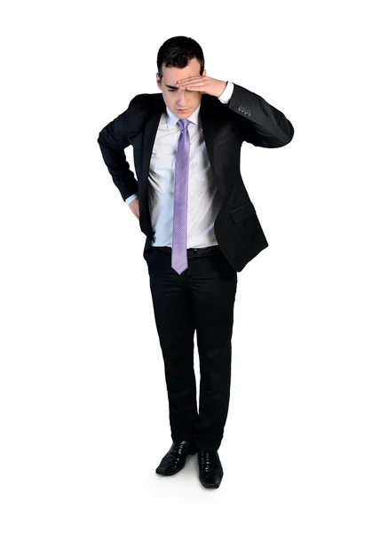 Business man looking down — Stock Photo, Image