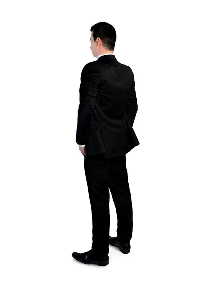 Business man looking back — Stock Photo, Image