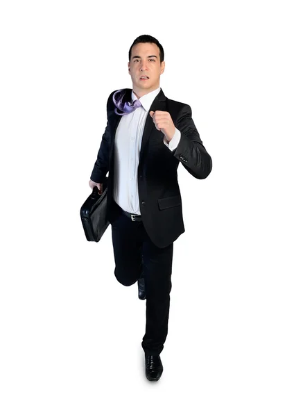 Business man running away — Stock Photo, Image