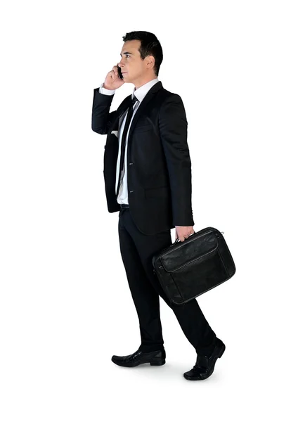 Business man talk phone — Stock Photo, Image