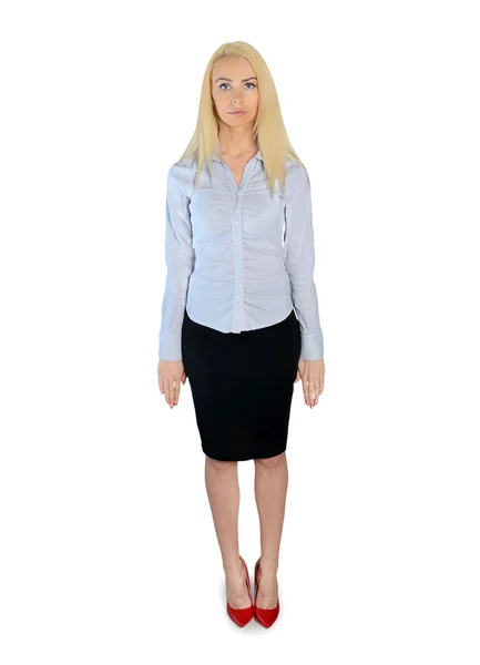 Business woman looking camera — Stock Photo, Image