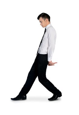 bir şey itme iş adamı