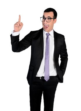 yukarı dönük iş adamı