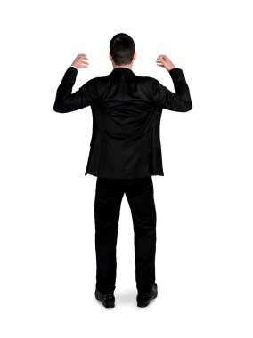 İş adamı bir şey tutun