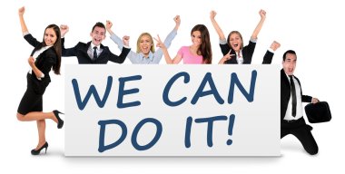 We can do it word clipart