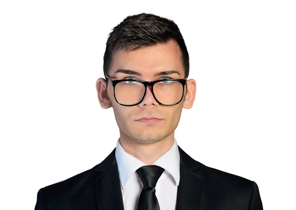 Biznes człowiek w okularach — Zdjęcie stockowe