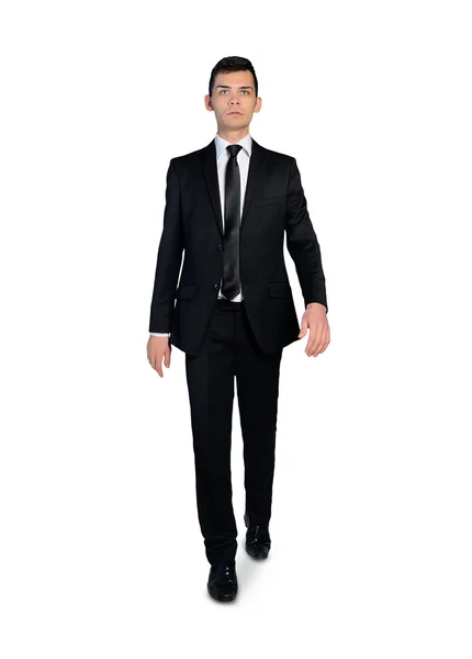 Business man walking forward — Stock Photo, Image