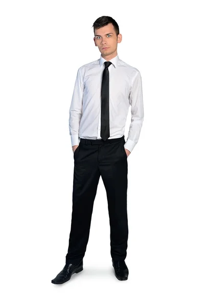 Business man looking camera — Stock Photo, Image