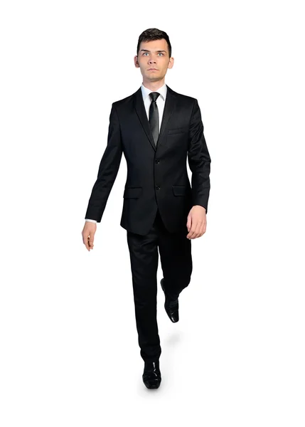 Business man walk forward — Stock Photo, Image