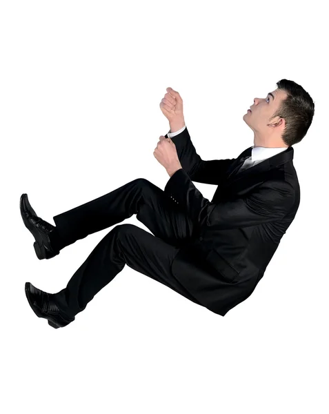 Business man climb up — Stock Photo, Image