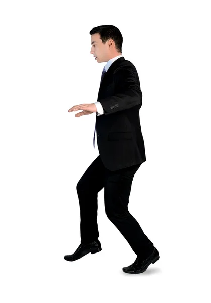 Business man risk step — Stock Photo, Image