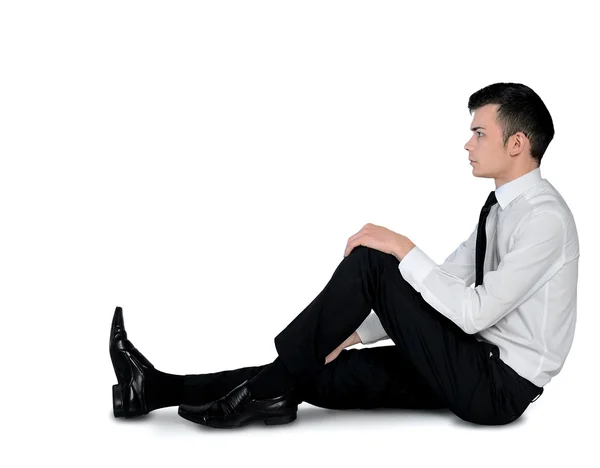 Homem de negócios relaxante posição — Fotografia de Stock