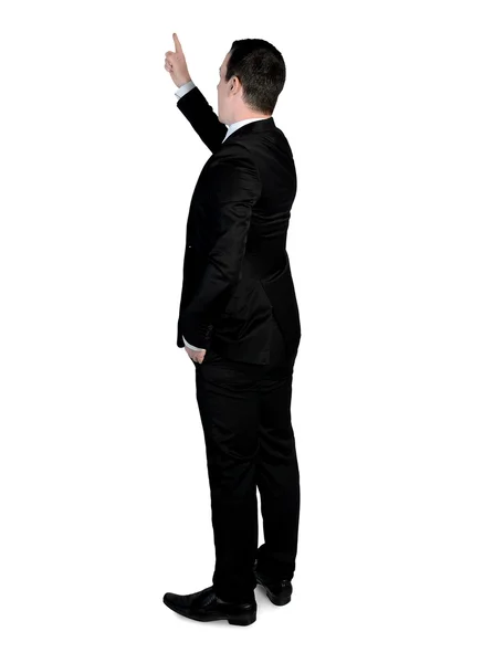 Business man pointing up — Stock Photo, Image