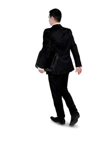 Business man walk back — Stock Photo, Image