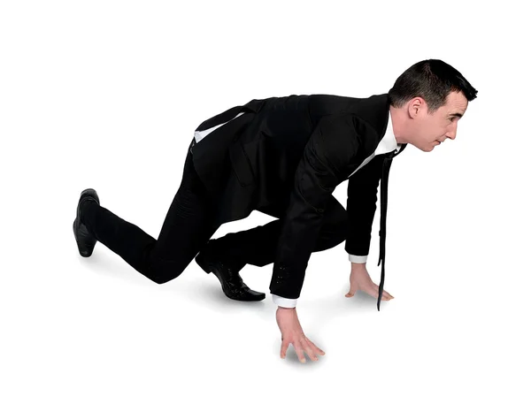 Business man start run — Stock Photo, Image