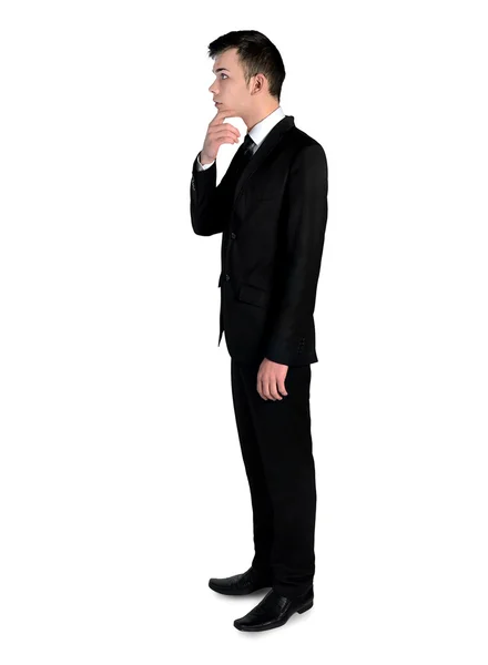 Business man thinking solution — Stock Photo, Image