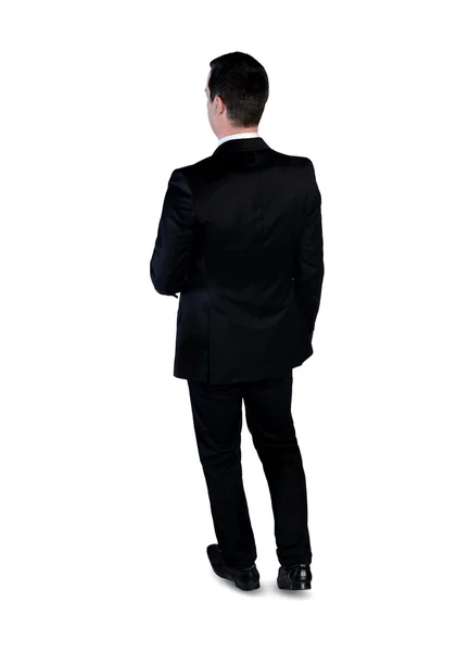 Business man walk back — Stock Photo, Image