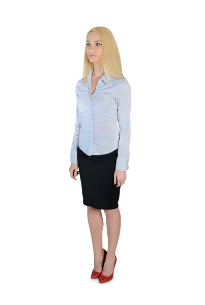 Business woman looking side — Stock Photo, Image