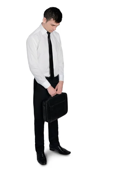 Business man looking down — Stock Photo, Image