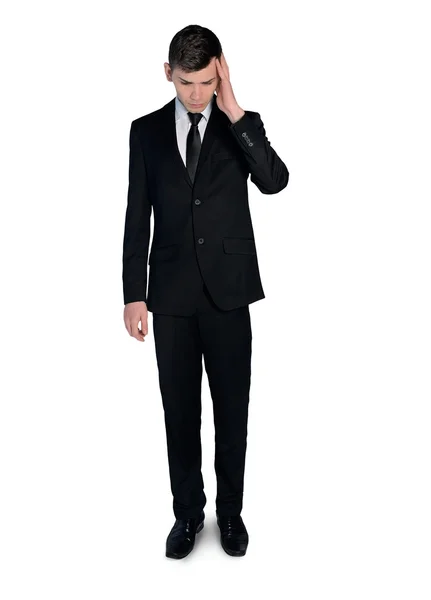 Business man looking down — Stock Photo, Image