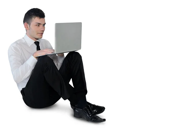 Business man using computer — Stock Photo, Image